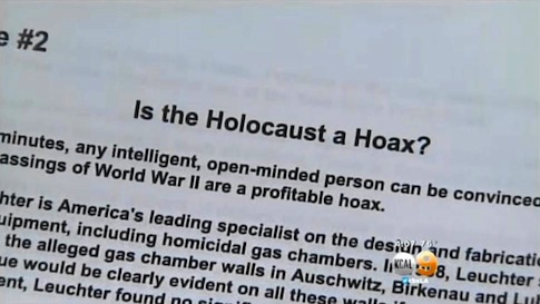 California School Tells Students to Argue Whether or Not Holocaust Was a Fake