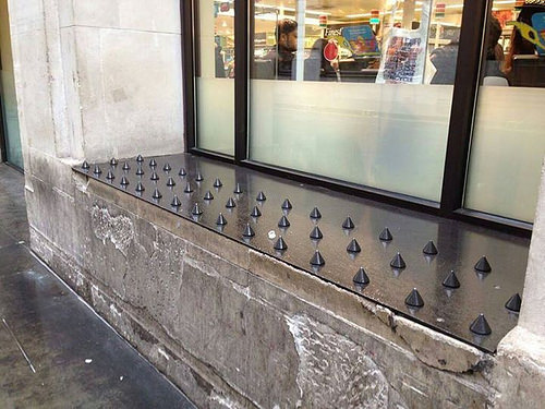 Bring on the Anti-Homeless Spikes!