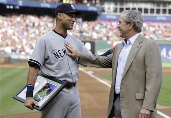 Derek Jeter Honored By George W. Bush Tribute