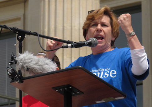 Teacher Union President Defends Democracy Alliance Support