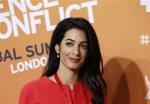 George Clooney's Anti-Israel Fiancée Appointed to U.N. Gaza Probe