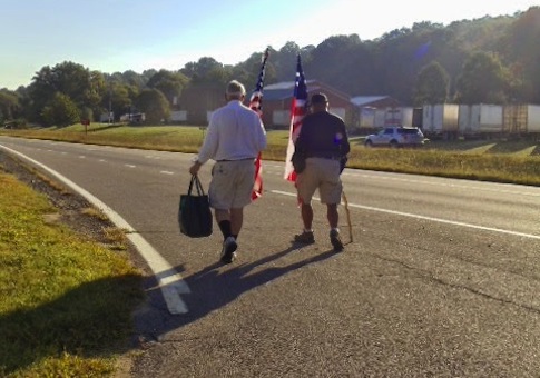 Two Marines Are Marching to Washington with a Message for Obama