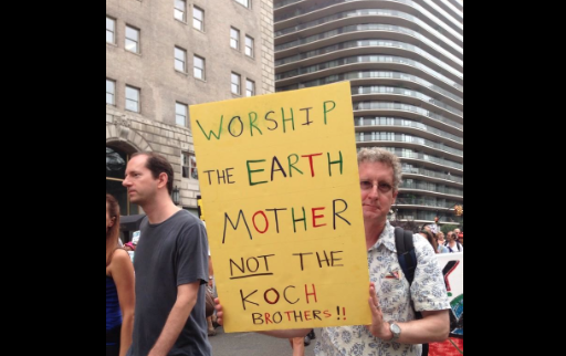 The Koch Brothers Are Far More Worthy of Worship than the Earth Mother