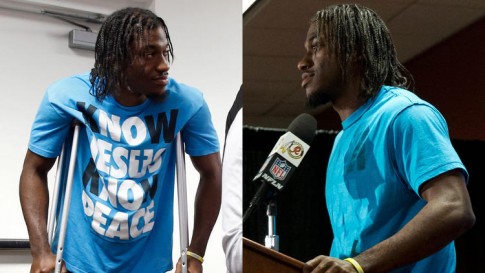 RGIII Forced by NFL to Turn Shirt With Christian Message Inside Out