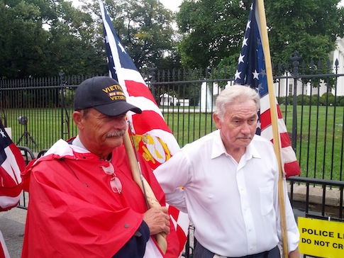 Marines Arrive at White House and Demand Action from Obama