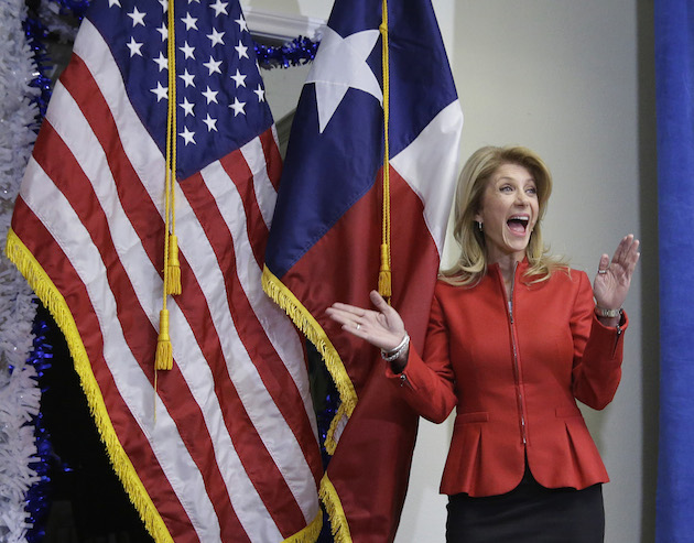 Watch This Wendy Davis Staffer Drag a Disabled Man Across a Stage