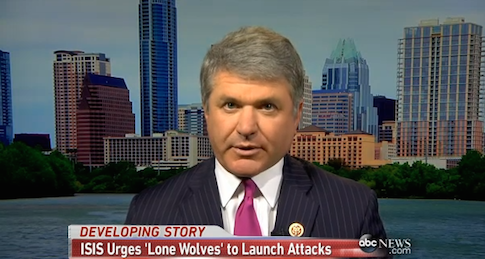 Rep. McCaul: Lone Wolf Terror Greatest Threat Facing America