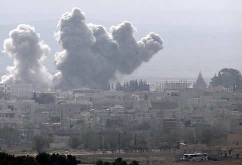 U.S.-Led Forces Conduct 21 Airstrikes Near Kobani, Syria