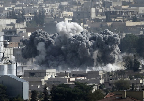 U.S. Reports 18 Strikes Against Islamic State in Syria's Kobani, Five in Iraq