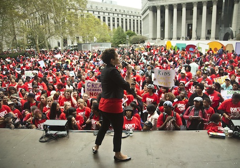 Parents March for Charter Schools in NYC
