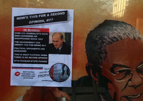 ‘Mary Contrary’ Pushes Back Against Russian Propaganda in DC