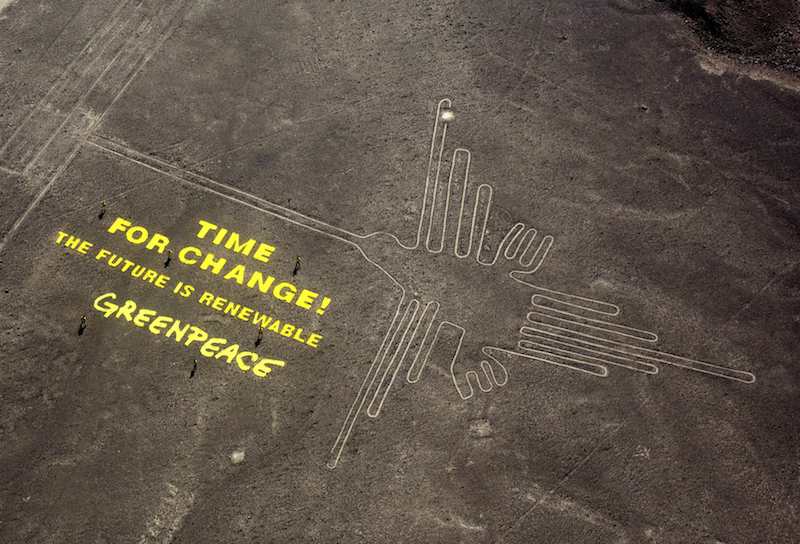 Greenpeace Tromps on Fragile World Heritage Site to Raise Awareness About Greenpeace