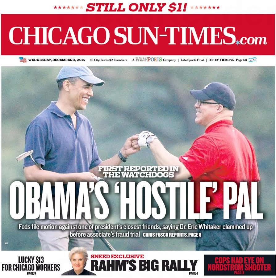 Obama's Close Friend and Golfing Buddy Labeled 'Hostile Witness' by Federal Prosecutors