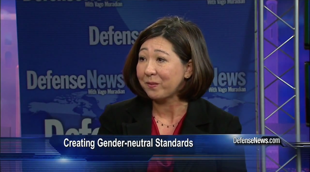 Watch This Pentagon Official Literally Joke About Lowering Standards for Women in Combat