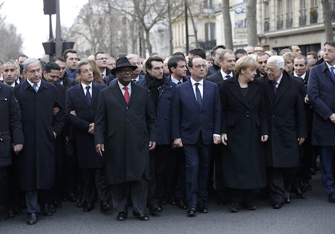 World Leaders Join Mass Paris March to Honor Terror Victims