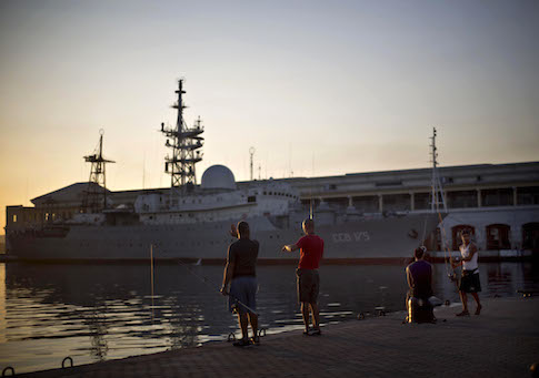 Russian Intel Ship Spying on US Missile Submarines