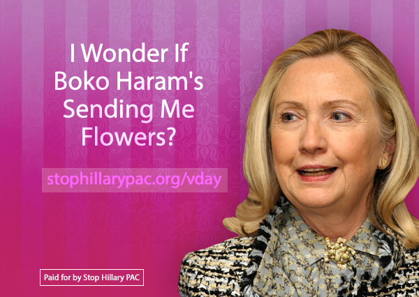 Stop Hillary PAC: 'We Look Forward to Delivering Thousands of Valentines to Hillary, If We Can Find Her'