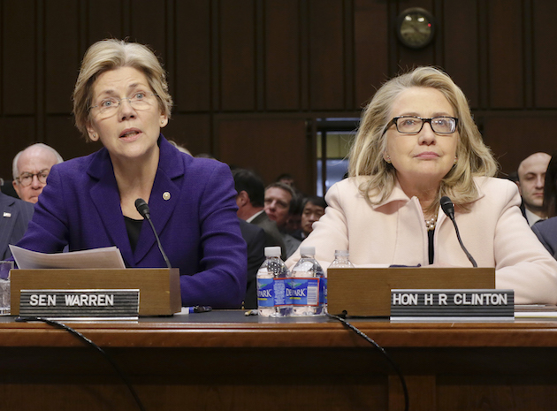 Clinton Praises Elizabeth Warren as 'Scourge of Special Interests'