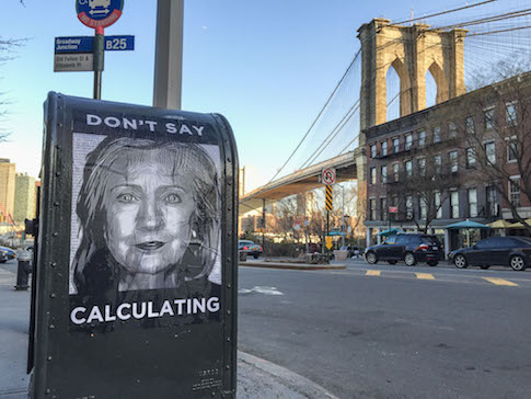 Anti-Clinton Posters Hit New York, Las Vegas