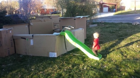 City Tries to Destroy Kids' Cardboard Castle