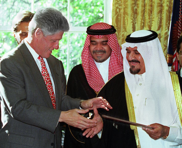 While Hillary Clinton Refuses to Answer Questions About the Clinton Foundation's Foreign Donors, Bill Clinton Hobnobs with Saudi Royalty in Morocco
