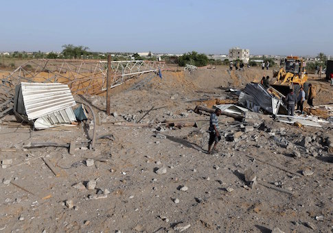 Israel Strikes Gaza After Rocket Lands Near Israeli Port Ashdod