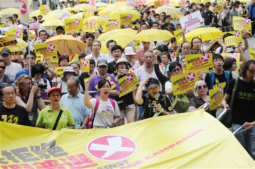Hong Kong Protesters Return to Streets As Election Vote Looms