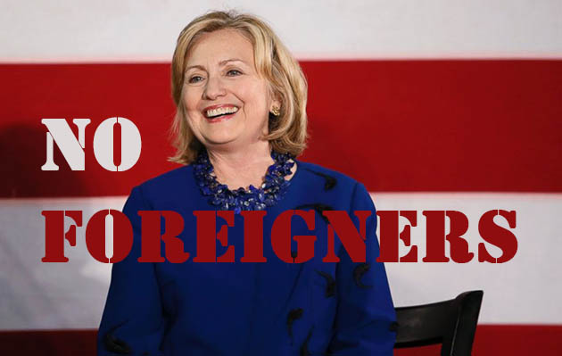 Hillary Clinton Campaigns Goes Nativist, Bans Pool Reporter from Foreign News Outlet