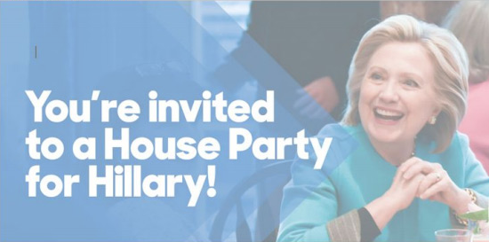 Hillary's Specific Guide On How To Throw A House Party In Her Honor