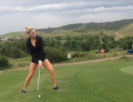 Watch This Perfect Shot From Special Golf Talent Paige Spirinac