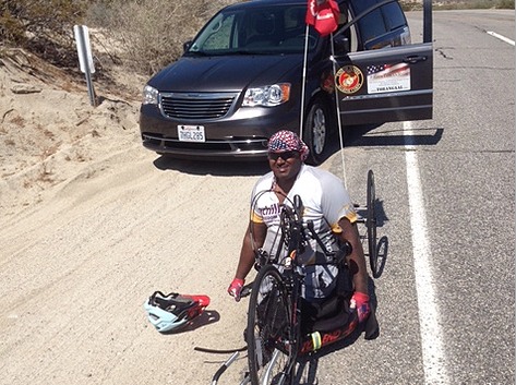 Double-Amputee Veteran Cycling From California to Arlington to Raise Money for Semper Fi Fund