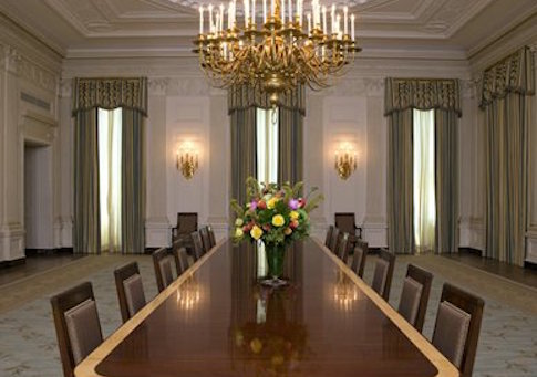 Michelle Obama Unveils $600K Updates to White House State Dining Room
