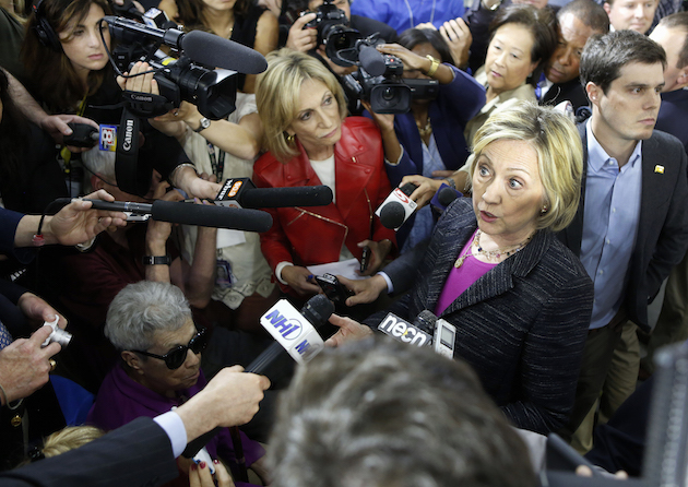 Hillary Clinton Invokes the Bible to Insult the Press