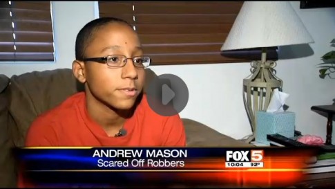 Armed 14-Year-Old Saves 6-Year-Old Siblings From Home Invaders