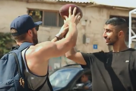 Jewish Super Bowl Champion Visits Israel