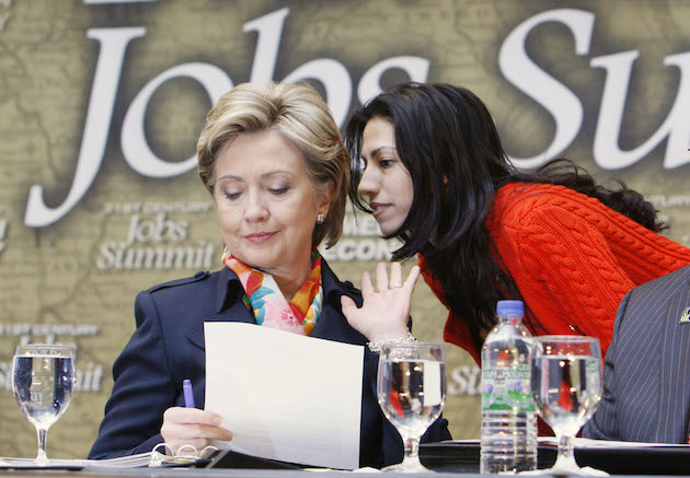Newsweek: Devoted Abedin Almost Cried Upon Learning Clinton Had to Carry Her Own Bag Upstairs