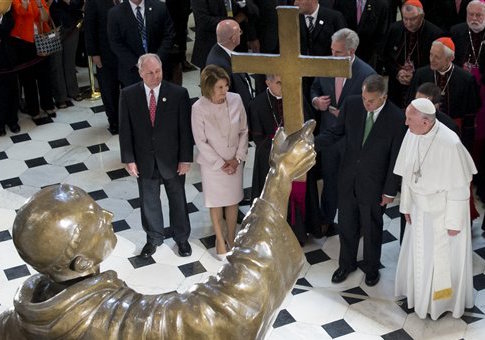 Junipero Serra Statue Defaced After Pope Francis Declared Sainthood