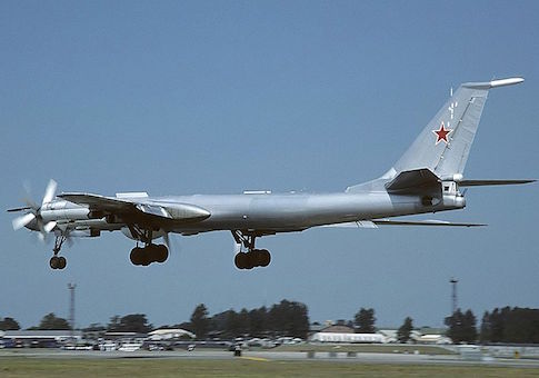 Two Russian Bombers Buzz U.S. Aircraft Carrier