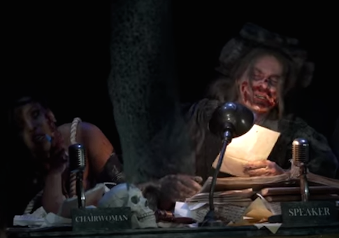 Feds Spend $60,000 for Play About First Gay President Who Fights Zombies in WH Basement