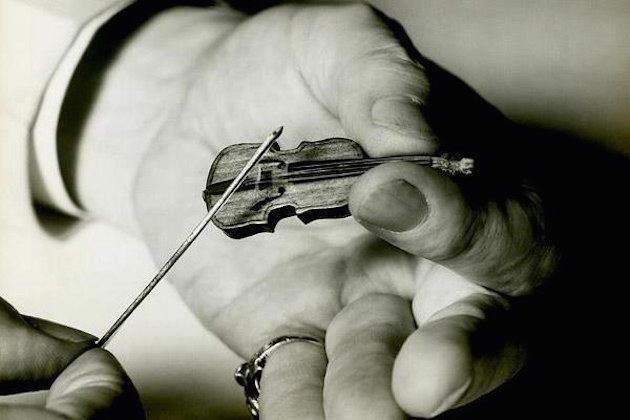 For Hillary Clinton, the World's Smallest Violin Plays