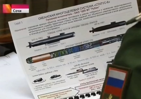 Russia Reveals Secret Nuclear-Armed Drone Sub