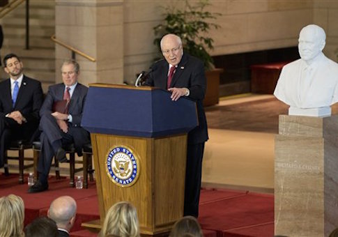 Dick Cheney Immortalized with Marble Bust in U.S. Capitol