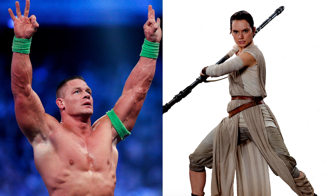 Rey from Star Wars Is Basically Just John Cena