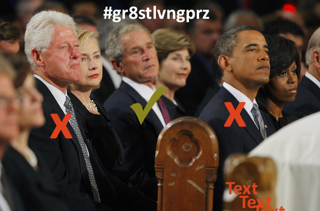 Greatest Living President Outpolls Worst Living Candidate
