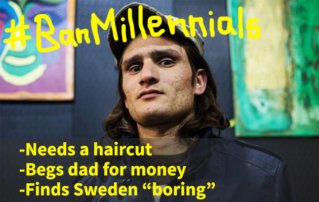 Pampered Millennial (and Long-Haired Daddy's Boy) is the Least Sympathetic Figure in the Global Refugee Crisis