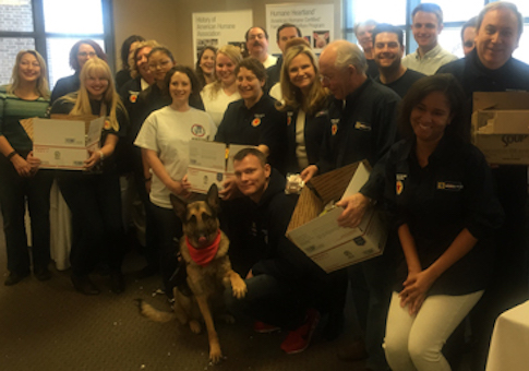 Patriots, Dog Lovers Prepare Packages for Military Pups
