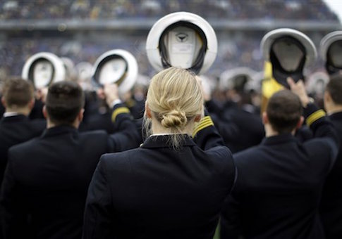 Naval Academy Bans Skirts for Women at Graduation