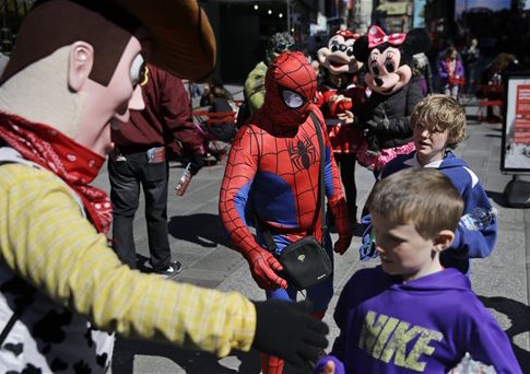 NYC Pushes to Regulate Elmo, Batman in Times Square After String of Harassment Incidents