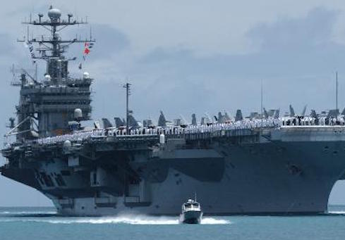 U.S. Navy Sends Carrier Strike Group to South China Sea