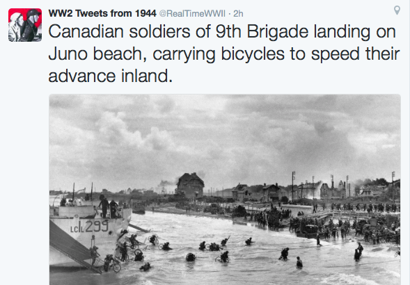 D-Day on Twitter